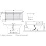 Villeroy & Boch Squaro Edge 12 Duo Badewanne 180 x 80 cm, Combipool Entry, Technik Position 2
