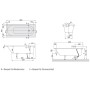Villeroy & Boch Oberon Solo Badewanne 180 x 80 cm, Hydropool Comfort, Technik Position 2, mit Trio Ablaufgarnitur