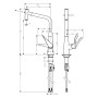 hansgrohe Metris Select M71 Einhebel-Küchenmischer 320, Ausziehauslauf, 1jet