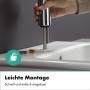 hansgrohe Vernis Blend Einhebel-Waschtischarmatur 70 CoolStart, mit Push-Open Ablaufgarnitur