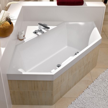 Villeroy & Boch Squaro Duo Sechseckbadewanne 190 x 80 cm