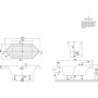 Villeroy & Boch Squaro Duo Sechseckbadewanne 190 x 80 cm