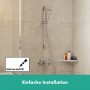 hansgrohe Vernis Blend Brauseset Vario EcoSmart mit Duschstange Crometta 65 cm