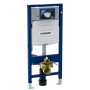 Geberit Duofix Element für Wand-WC, 112 cm, mit Sigma UP-Spülkasten 12 cm und Elektro- und Kommunikationsanschlussdose