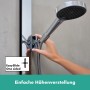 hansgrohe Rainfinity Schowerpipe 360 1jet mit ShowerTablet 350
