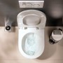 hansgrohe EluPura Original S Wand WC Set 540 AquaChannel Flush, HygieneEffect mit WC-Sitz mit SoftClose und QuickRelease