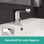 hansgrohe Vernis Blend Elektronik Waschtischmischer für Kalt- oder vorgemischtes Wasser, Batteriebetrieb
