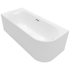 Villeroy & Boch Loop & Friends Oval Duo Vorwand-Badewanne, 180 x 80 cm für Eckeinbau links