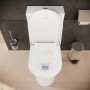 hansgrohe EluPura Original S Stand-WC für aufgesetzten Spülkasten 640 mit horizontalem Abgang AquaChannel Flush