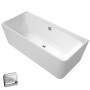 Villeroy & Boch Collaro Vorwand-Badewanne Duo 179 x 79 cm für Eckeinbau links