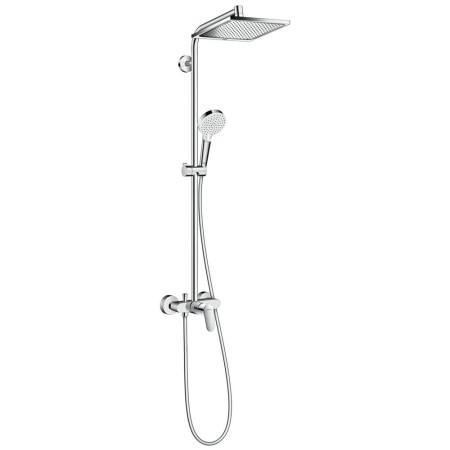 hansgrohe Crometta E 240 1jet Showerpipe mit Einhebelmischer