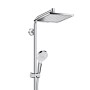 hansgrohe Crometta E 240 1jet Showerpipe mit Einhebelmischer