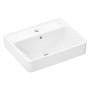 hansgrohe Xanuia Q Handwaschbecken 500/390 mit Hahnloch und Überlauf