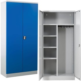 Wolfstahl Putzmittelschrank Stahl abschliessbar 80 x 38 x 180 cm Wolfstahl Putzmittelschrank Stahl abschliessbar 80 x 38 x 180 cm