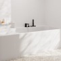 hansgrohe Tecturis E 3-Loch Einhebel-Wannenrandarmatur mit Schlauchbox (sBox)