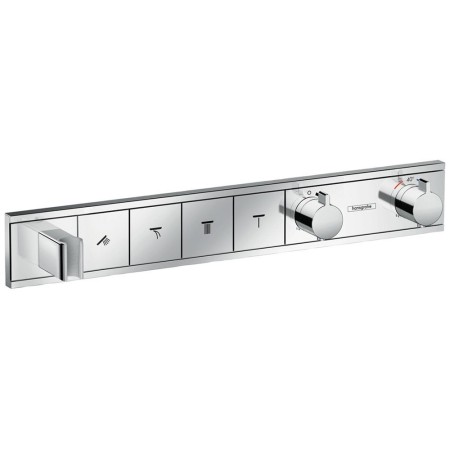 hansgrohe RainSelect Fertigset Unterputz für 4 Verbraucher m. integr. Brausehalter