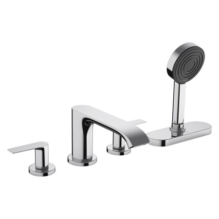 hansgrohe Vivenis 4-Loch Wannenrandarmatur mit Schlauchbox (sBox)