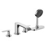 hansgrohe Vivenis 4-Loch Wannenrandarmatur mit Schlauchbox (sBox)
