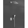 hansgrohe Croma E Brausesystem 280, 1 Strahlart mit Ecostat E