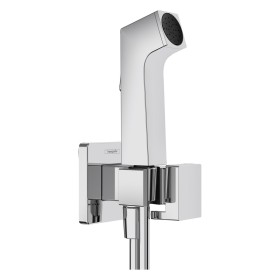 hansgrohe Bidette Handbrause 1jet E EcoSmart+ mit Brausehalter und Brauseschlauch 125 cm