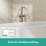 hansgrohe Tecturis S Einhebel-Wannenarmatur bodenstehend