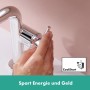 hansgrohe Tecturis S Einhebel-Waschtischarmatur 110 Fine CoolStart wassersparend+ mit Zugstangen-Ablaufgarnitur
