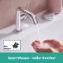 hansgrohe Tecturis S Einhebel-Waschtischarmatur 110 Fine CoolStart wassersparend+ mit Zugstangen-Ablaufgarnitur