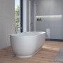 Duravit Luv Badewanne freistehend 180 x 85 cm, mit Überlauf