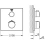 GROHE Grotherm Thermostat-Brausebatterie