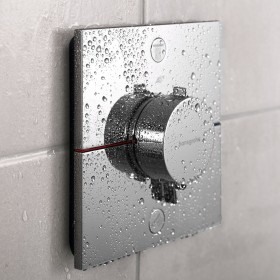 hansgrohe ShowerSelect Comfort E Thermostat UP für 2 Verbraucher mit integrierter Sicherungskombination