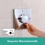 hansgrohe ShowerSelect Comfort E Thermostat UP für 2 Verbraucher mit integrierter Sicherungskombination