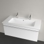 Villeroy & Boch Venticello Schrankwaschtisch 100 x 50 cm mit 2 Hahnlöchern