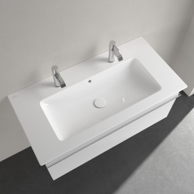 Villeroy & Boch Venticello Schrankwaschtisch 100 x 50 cm mit 2 Hahnlöchern Villeroy & Boch Venticello Schrankwaschtisch 100 x 50 cm mit 2 Hahnlöchern