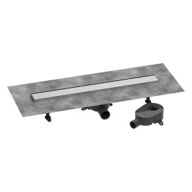 hansgrohe RainDrain Go Komplettset Duschrinne 700 rückseitig befliesbar für Standard-/flache Installation