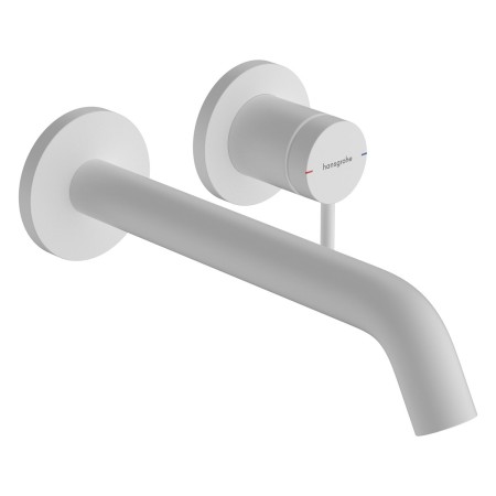 hansgrohe Tecturis S Einhebel-Waschtischarmatur Unterputz für Wandmontage mit Auslauf 22,5 cm