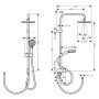 hansgrohe Vernis Blend Duschsystem 200 1 jet Reno