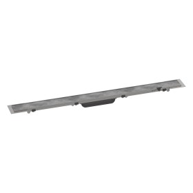 hansgrohe RainDrain Rock Fertigset Duschrinne 80 cm, kürzbar und befliesbar