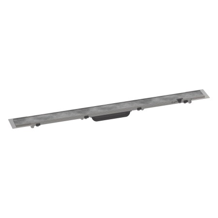 hansgrohe RainDrain Rock Fertigset Duschrinne 80 cm, kürzbar und befliesbar