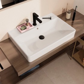 hansgrohe Xanuia Q Aufsatzwaschtisch geschliffen 700/480 mit Hahnloch und Überlauf