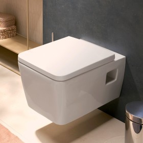 hansgrohe EluPura Original Q Wand WC Set 540 AquaChannel Flush mit WC-Sitz mit SoftClose und QuickRelease hansgrohe EluPura Original Q Wand WC Set 540 AquaChannel Flush mit WC-Sitz mit SoftClose und QuickRelease