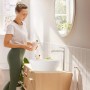 hansgrohe Rebris S Einhebel-Waschtischarmatur 240 CoolStart wassersparend+ für Waschschüsseln mit Zugstangen-Ablaufgarnitur
