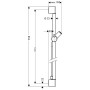 hansgrohe Unica C Brausestange 90 cm