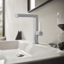hansgrohe Finoris Einhebel-Waschtischarmatur 230 mit Schwenkauslauf und Push-Open Ablaufgarnitur