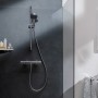 hansgrohe Pulsify Select S Brausesystem 105 3 Strahlarten Relaxation wassersparend, mit Ecostat Fine und Duschstange 90 cm