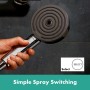 hansgrohe Pulsify Select S Brausesystem 105 3 Strahlarten Relaxation wassersparend, mit Ecostat Fine und Duschstange 90 cm