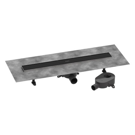 hansgrohe RainDrain Go Komplettset Duschrinne 700 rückseitig befliesbar für Standard-/flache Installation