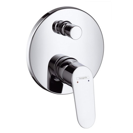 hansgrohe Focus Einhebel-Wannenmischer UP-Fertigset mit integrierter Sicherungskombination