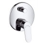 hansgrohe Focus Einhebel-Wannenmischer UP-Fertigset mit integrierter Sicherungskombination