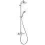 hansgrohe Raindance Showerpipe 220 EcoSmart mit Brausearm 40 cm schwenkbar