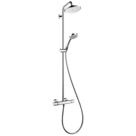 hansgrohe Raindance Showerpipe 220 EcoSmart mit Brausearm 40 cm schwenkbar